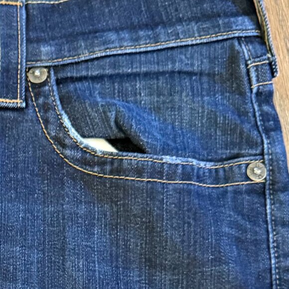 True Religion Y2K “Ricky” Jeans Men's 34 Dark Blue Wash Relaxed Straight USA - Picture 9 of 9